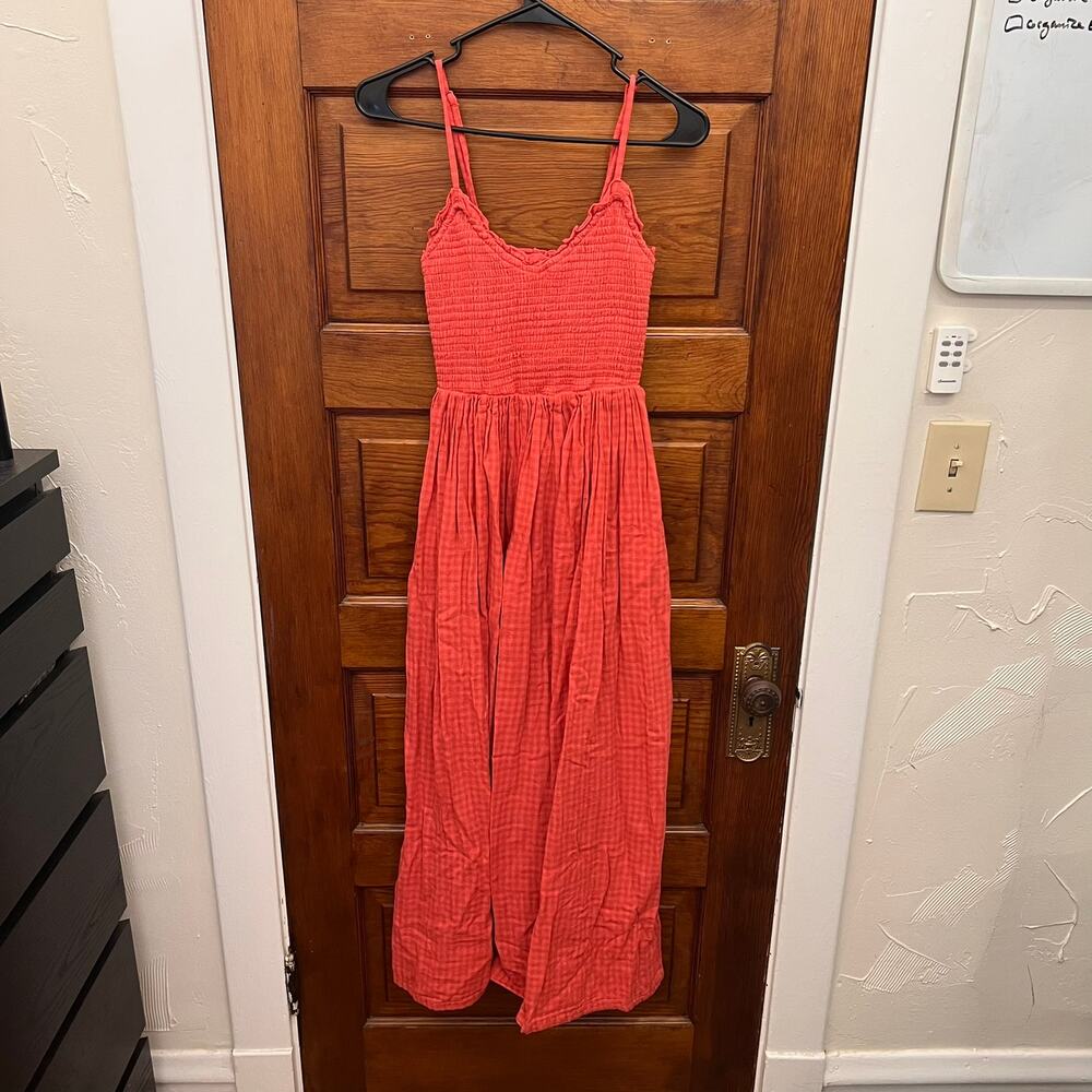 Free People Sweet Nothings Midi Dress sz XS NWT's Bella Rosa Pink Rose $168